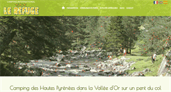 Desktop Screenshot of camping-international-pyrenees.com